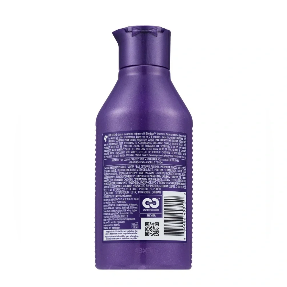 REDKEN Color Extend Blondage Conditioner 10.1oz Purple Toning Anti-Brass NEW